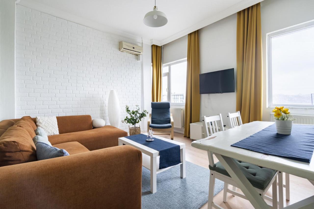 Central Flat W Sea View And Near Galata Tower Appartement Istanboel Buitenkant foto